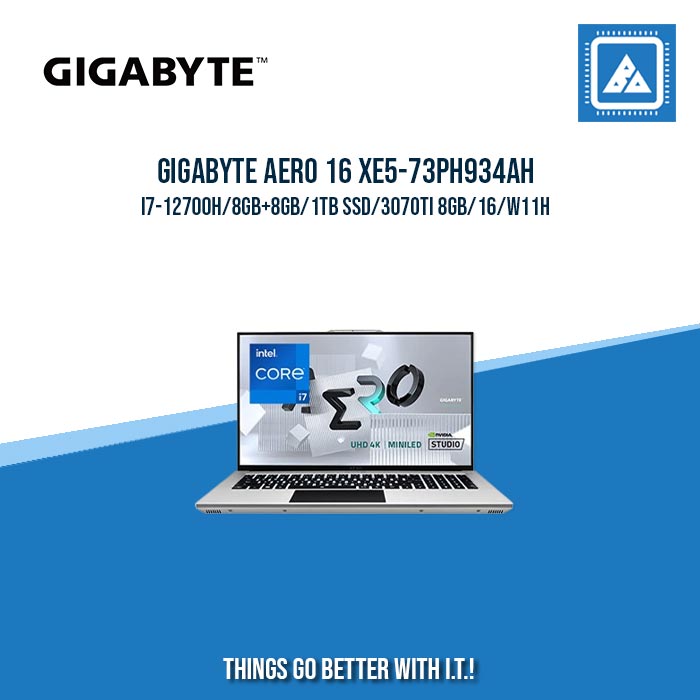 GIGABYTE AERO 16 XE5-73PH934AH I7-12700H/8GB+8GB/1TB SSD/3070TI 8GB| BEST FOR AUTOCAD AND GAMING GIGABYTE AERO 16 XE5-73PH934AH I7-12700H/8GB+8GB/1TB SSD/3070TI 8GB| BEST FOR AUTOCAD AND GAMING